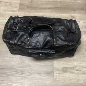 Juarez Creacions Leather Duffel/Weekend Bag